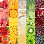 Healthy food background